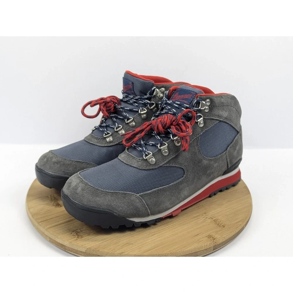 Danner Hiking Boots Mens 10 Jag Steel Gray Blue Wing Teal Waterproof